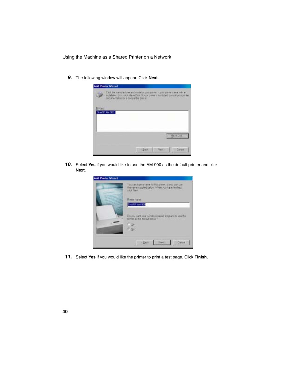Sharp AM-900 User Manual | Page 42 / 161