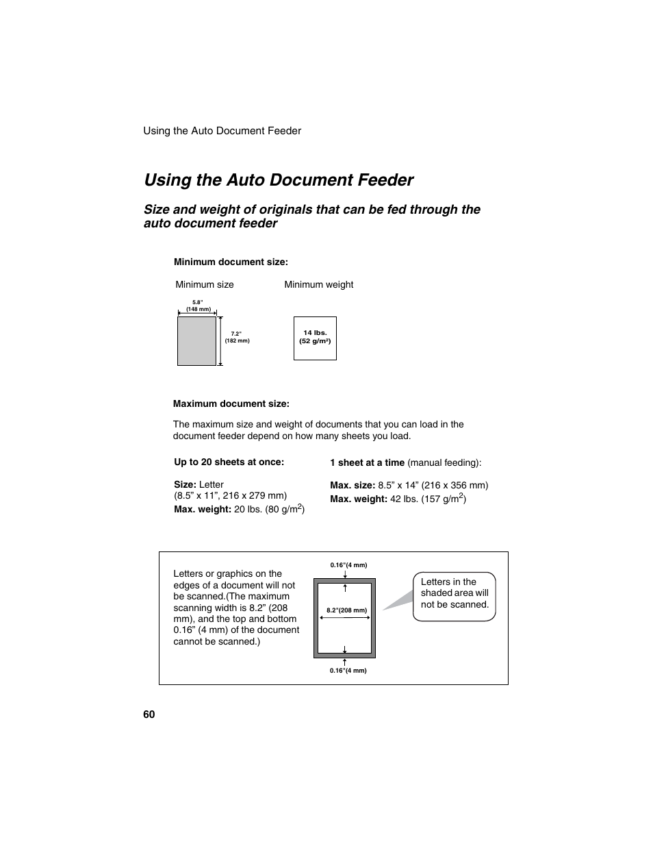 Using the auto document feeder | Sharp AM-900 User Manual | Page 62 / 161