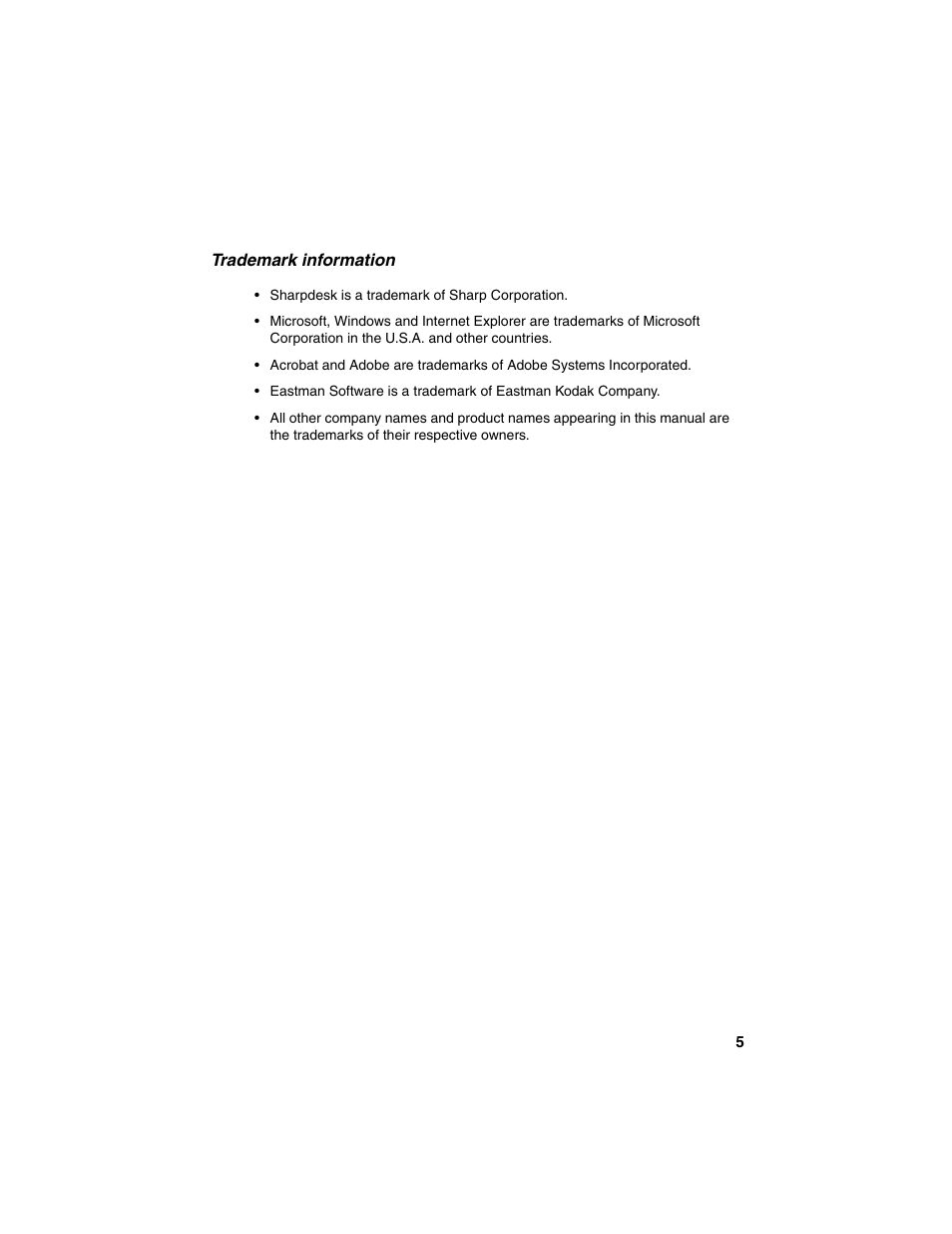 Sharp AM-900 User Manual | Page 7 / 161