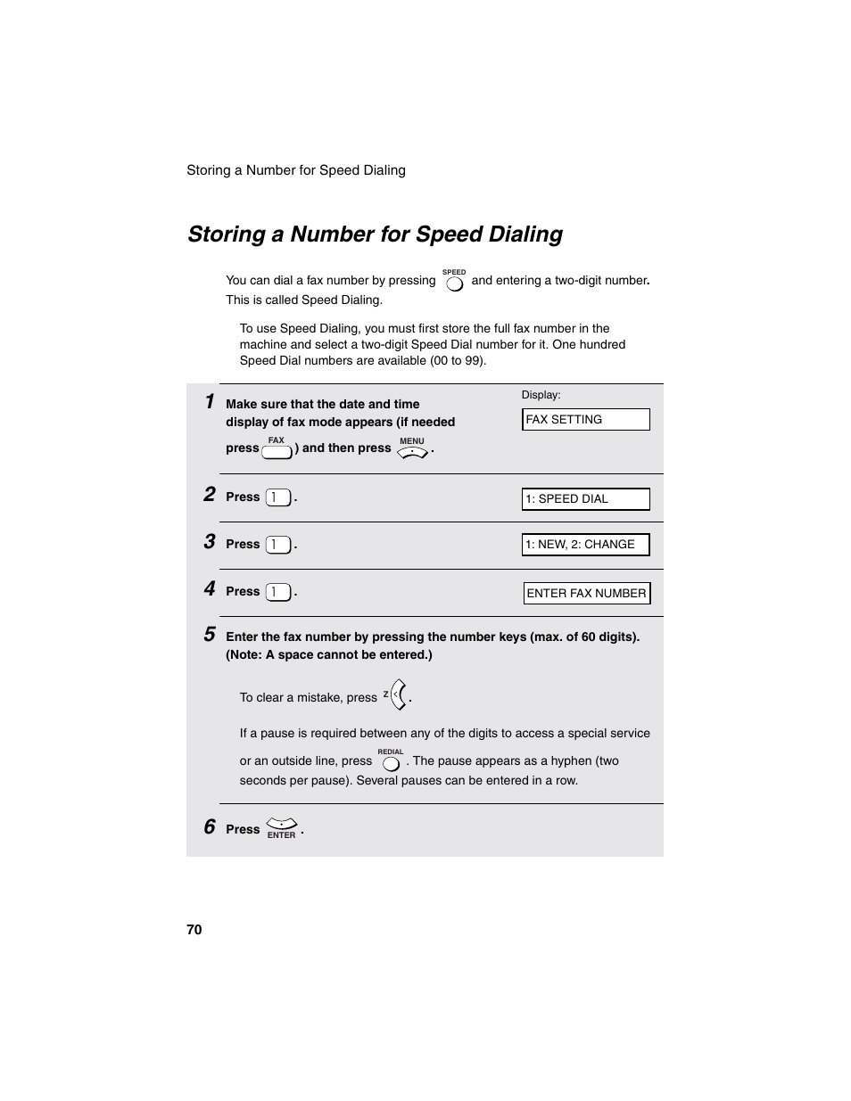 Storing a number for speed dialing | Sharp AM-900 User Manual | Page 72 / 161
