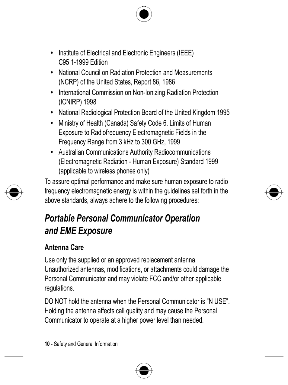 Motorola C332 User Manual | Page 10 / 86