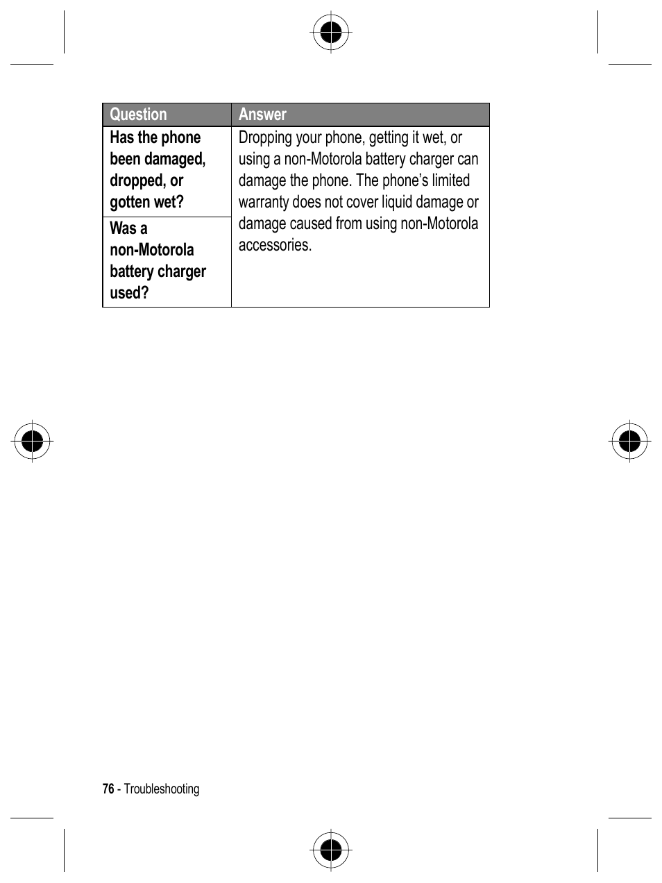 Motorola C332 User Manual | Page 76 / 86