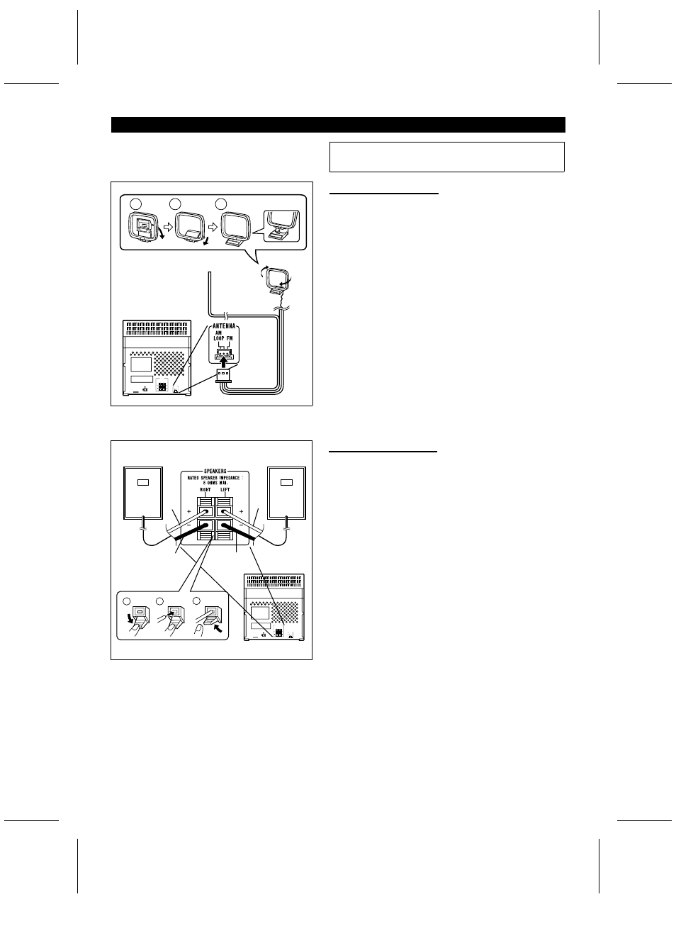 Preparation for use | Sharp CD-BA120 User Manual | Page 5 / 18