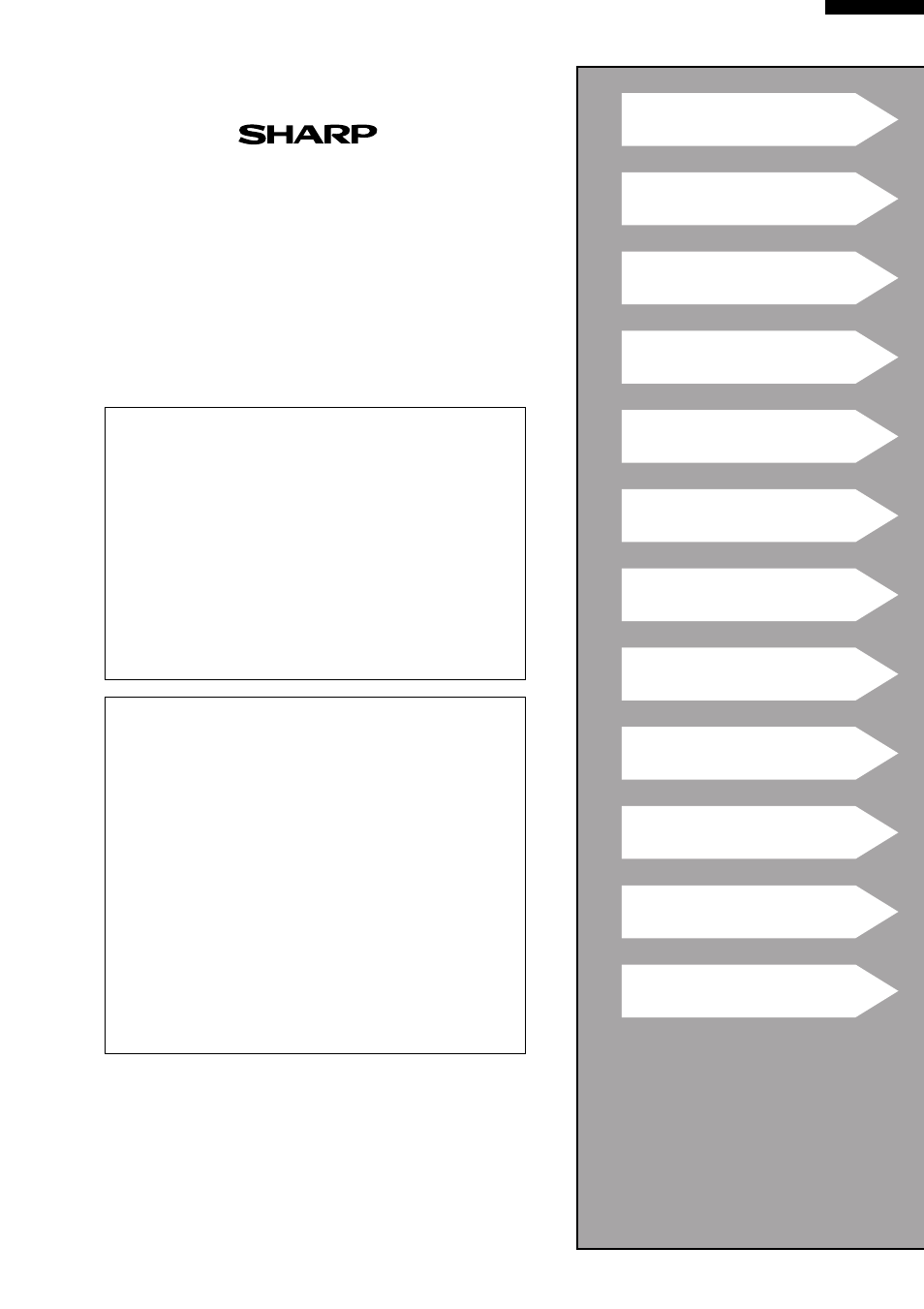 Service manual | Sharp R-2397 User Manual | Page 3 / 44