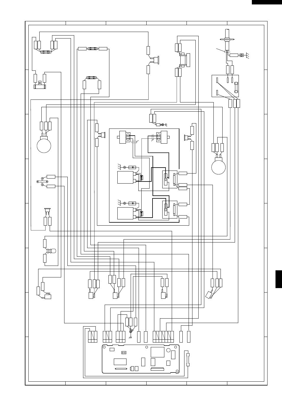 Figure s-1. pictorial diagram, High voltage components | Sharp R-2397 User Manual | Page 33 / 44