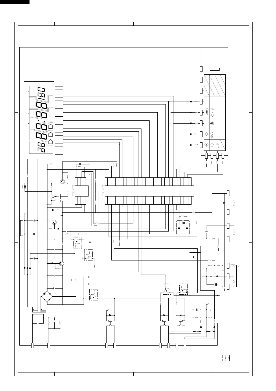 Figure s-2. control panel circuit | Sharp R-2397 User Manual | Page 34 / 44