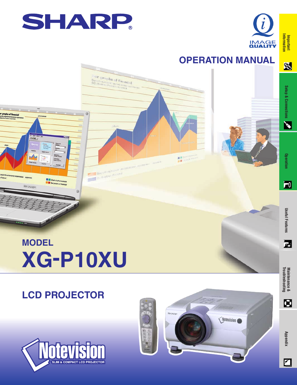 Sharp XG - P10XU User Manual | 65 pages