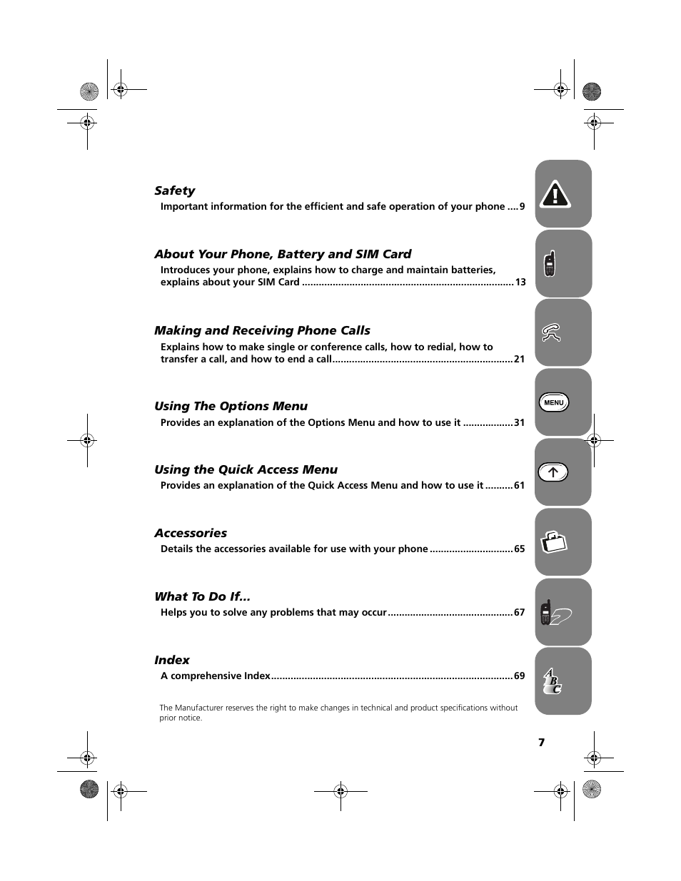 Motorola V2088 User Manual | Page 13 / 80