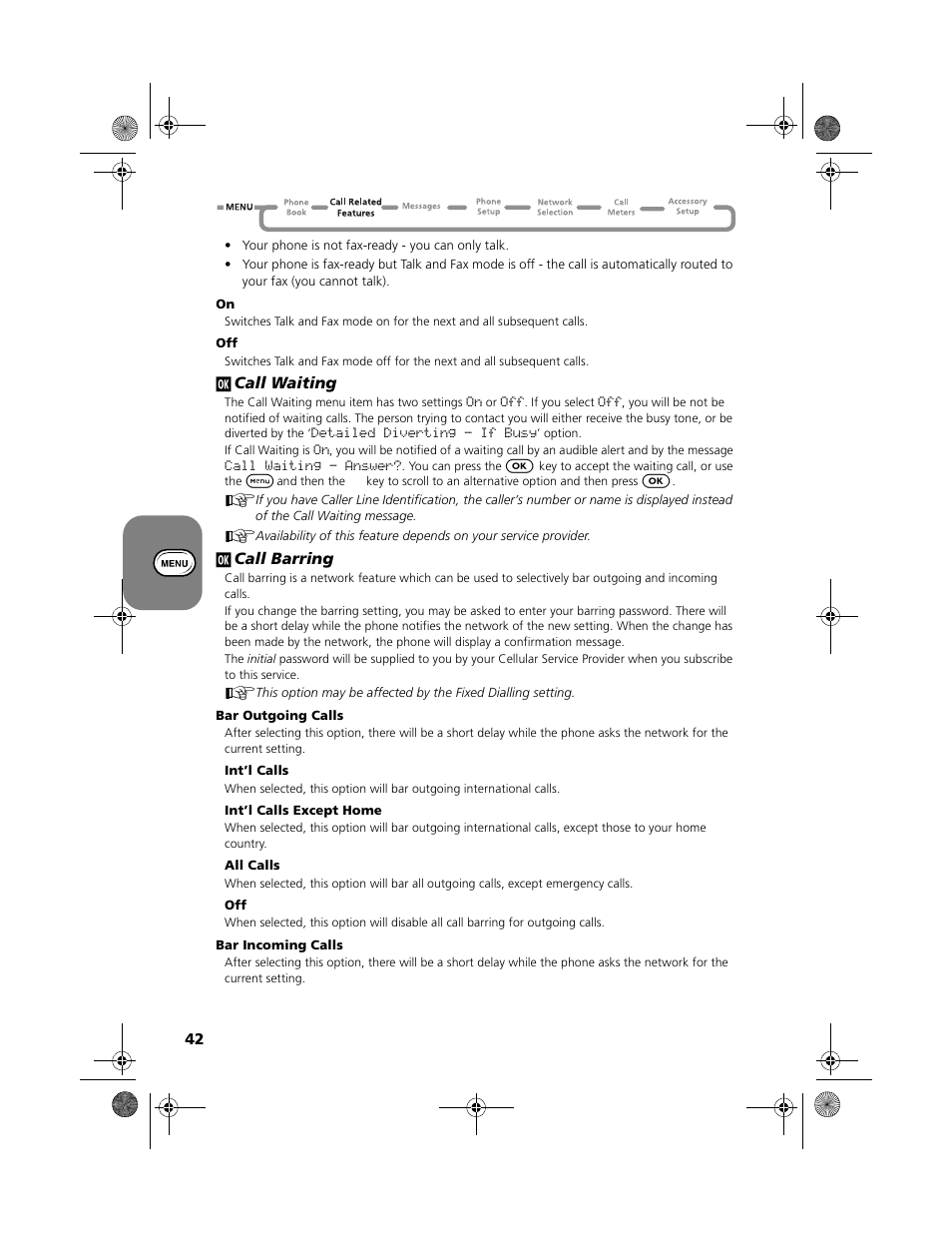Motorola V2088 User Manual | Page 48 / 80