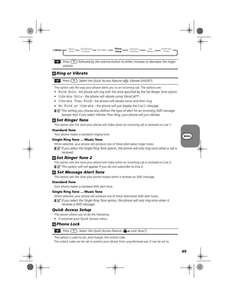 Motorola V2088 User Manual | Page 55 / 80