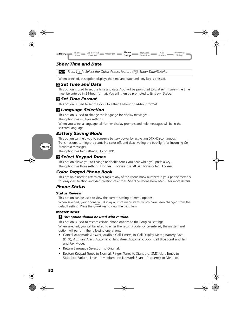 Motorola V2088 User Manual | Page 58 / 80