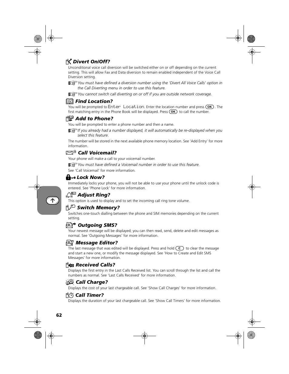 Motorola V2088 User Manual | Page 68 / 80