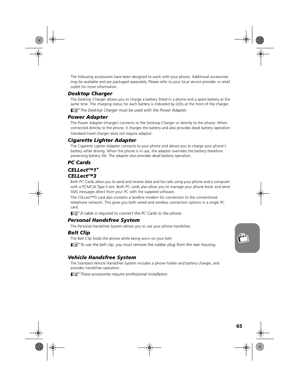 Accessories | Motorola V2088 User Manual | Page 71 / 80