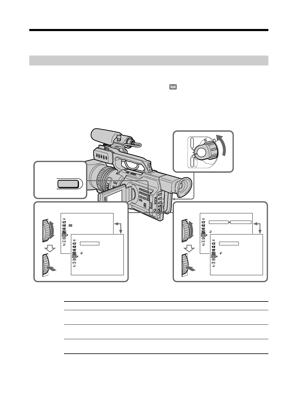 Selecting the channel to be adjusted manually | Sharp DSR-PD150P User Manual | Page 52 / 172