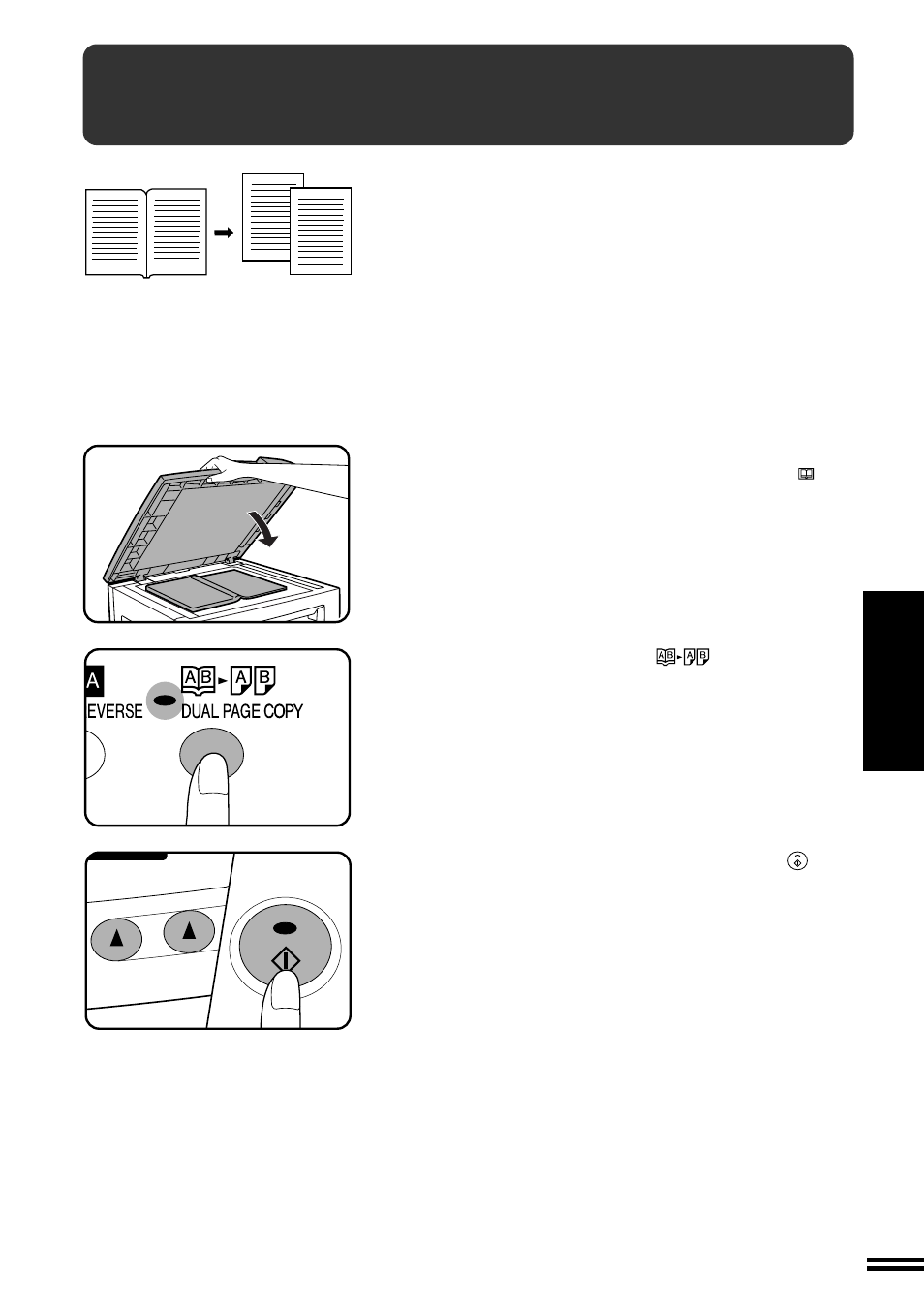 Dual page copy | Sharp AL-1670 User Manual | Page 35 / 72