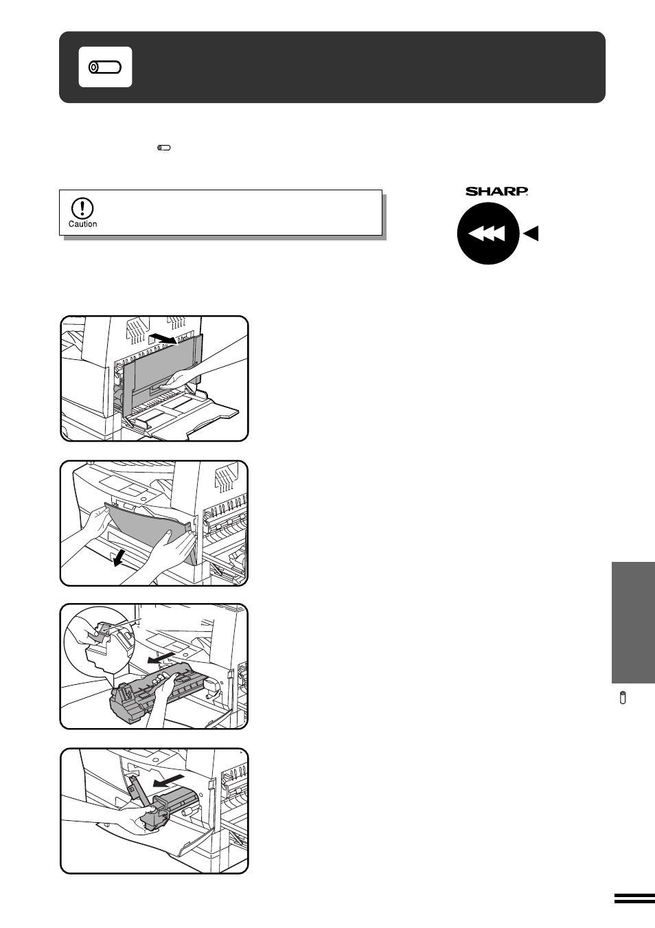 Drum cartridge replacement | Sharp AL-1670 User Manual | Page 43 / 72