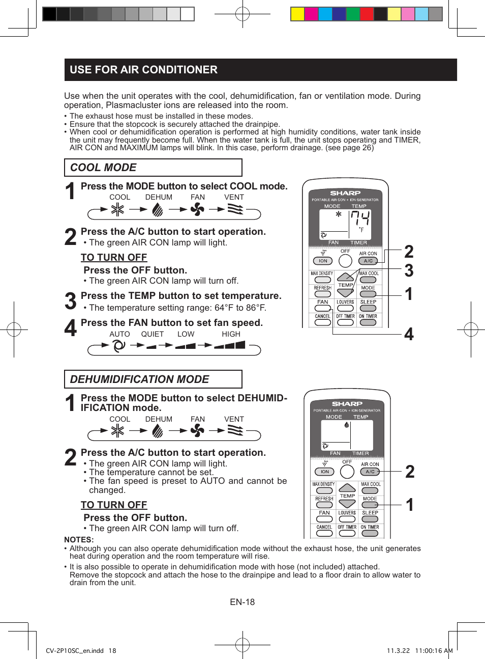 Sharp CV-2P10SC User Manual | Page 20 / 60