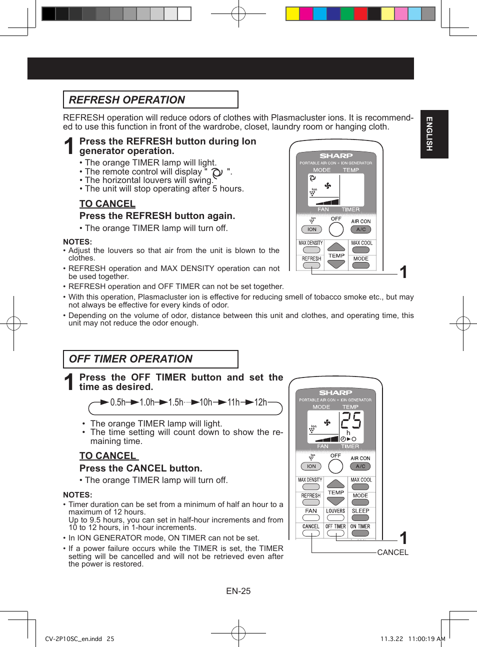 Sharp CV-2P10SC User Manual | Page 27 / 60