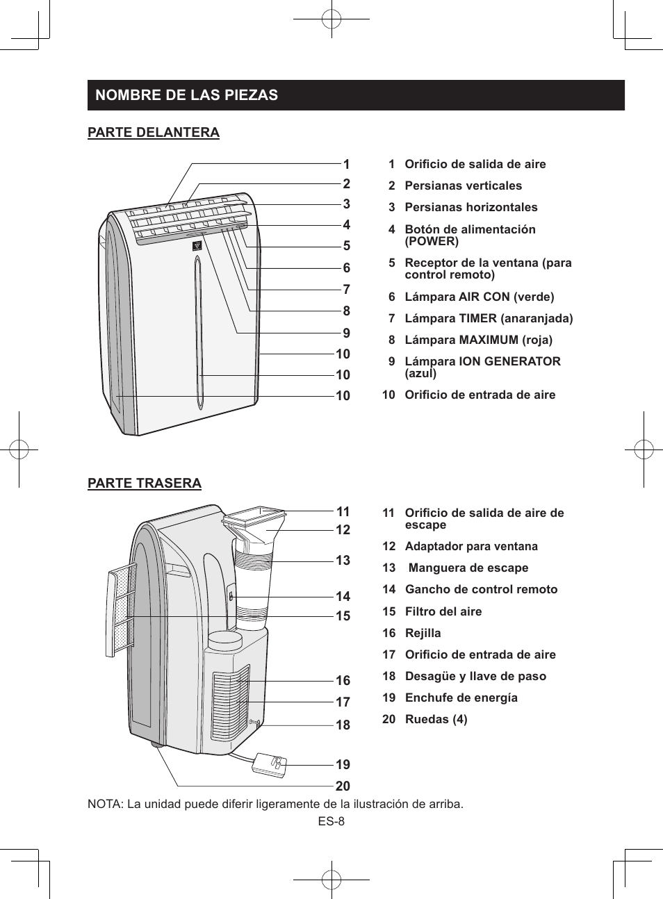 Sharp CV-2P10SC User Manual | Page 38 / 60