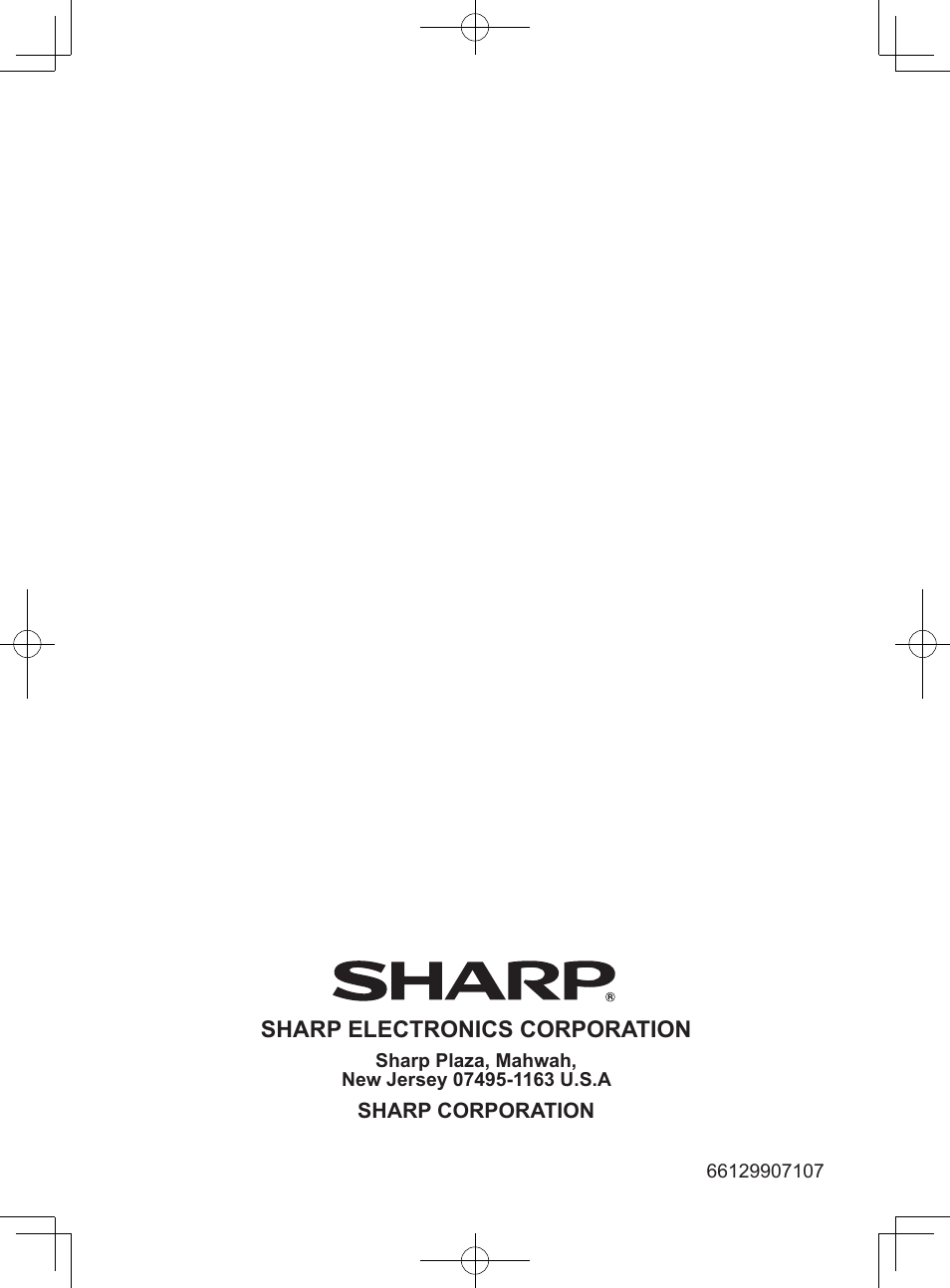 Sharp CV-2P10SC User Manual | Page 60 / 60