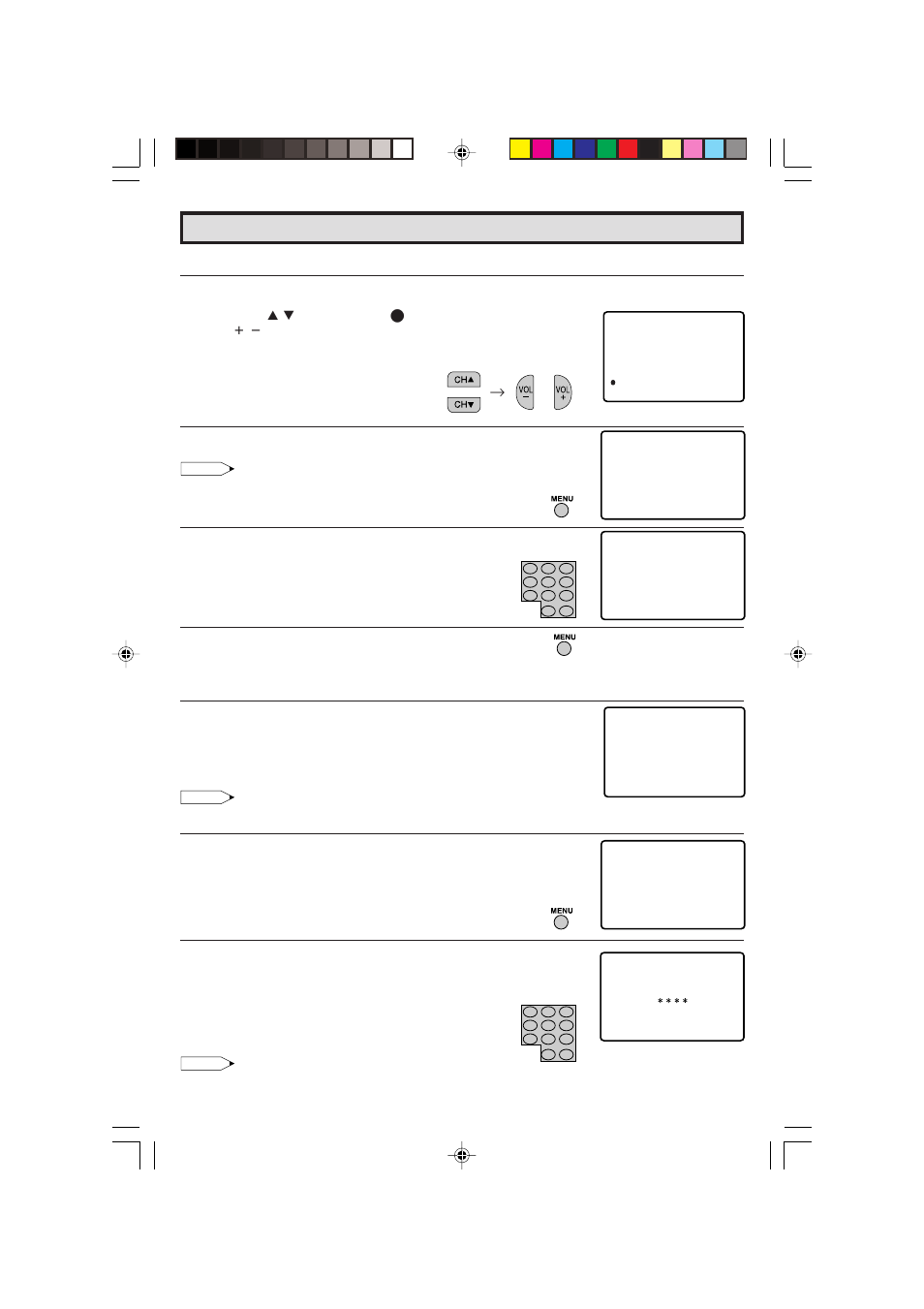 Parent control (v-chip operation) (continued) | Sharp 32C241 User Manual | Page 21 / 47