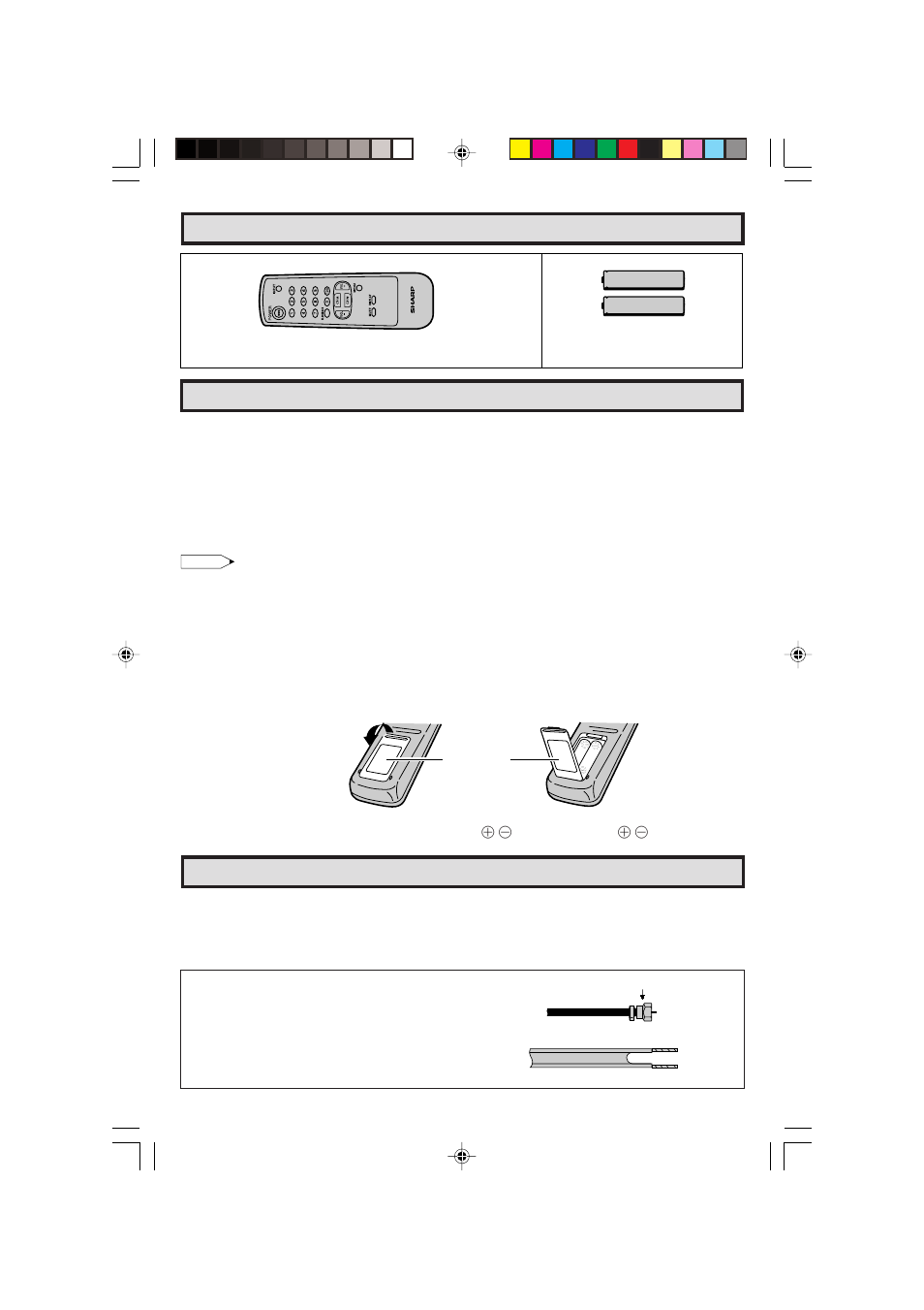 Supplied accessories, Before operating your television, Antenna connections | Sharp 32C241 User Manual | Page 5 / 47