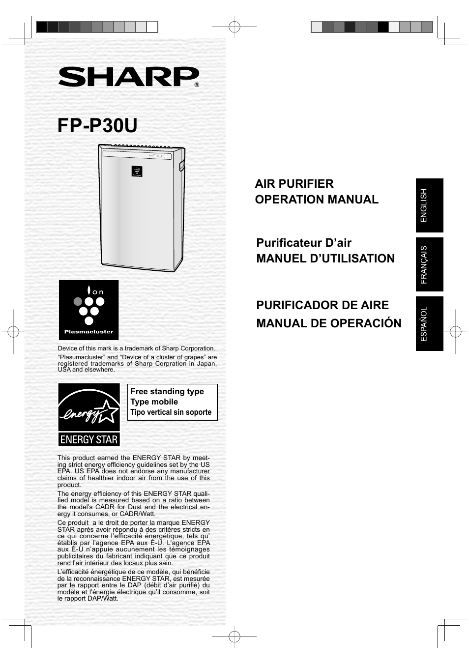 Sharp FP-P30U User Manual | 52 pages