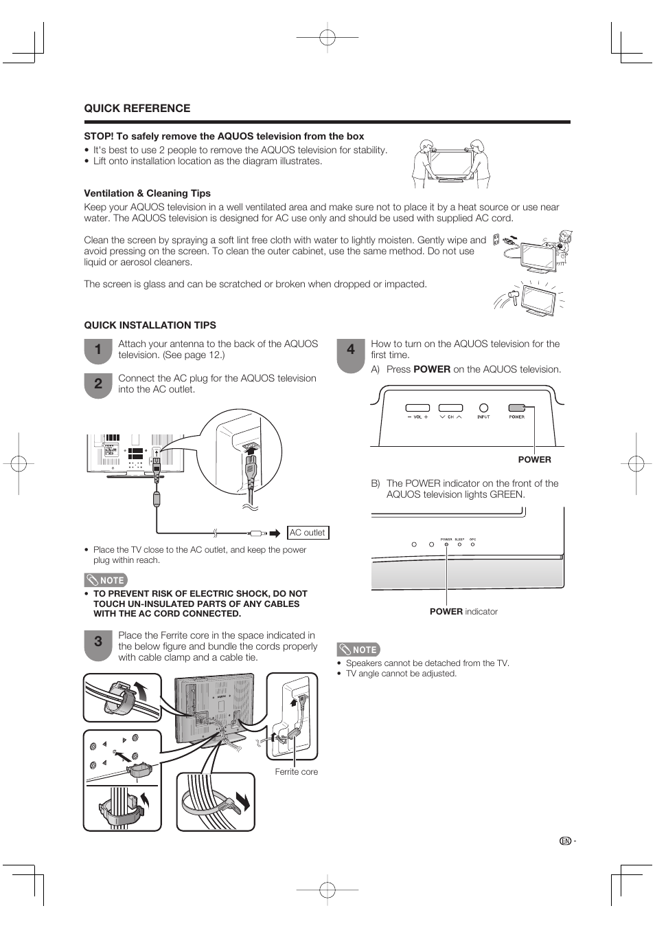 Sharp AQUOS LC-37DW99U User Manual | Page 9 / 59