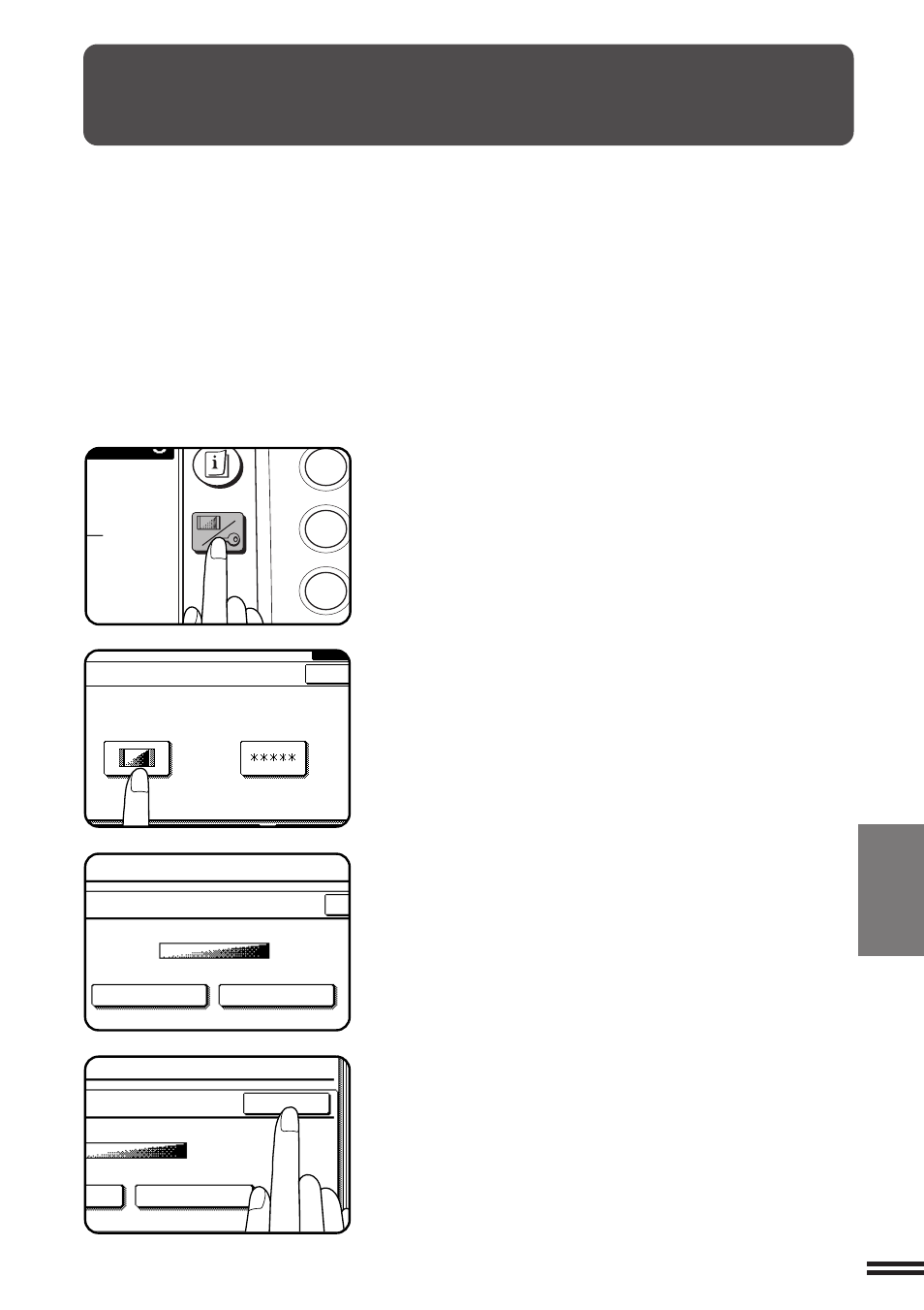 Touch panel contrast adjustment | Sharp AR-C160 User Manual | Page 115 / 148