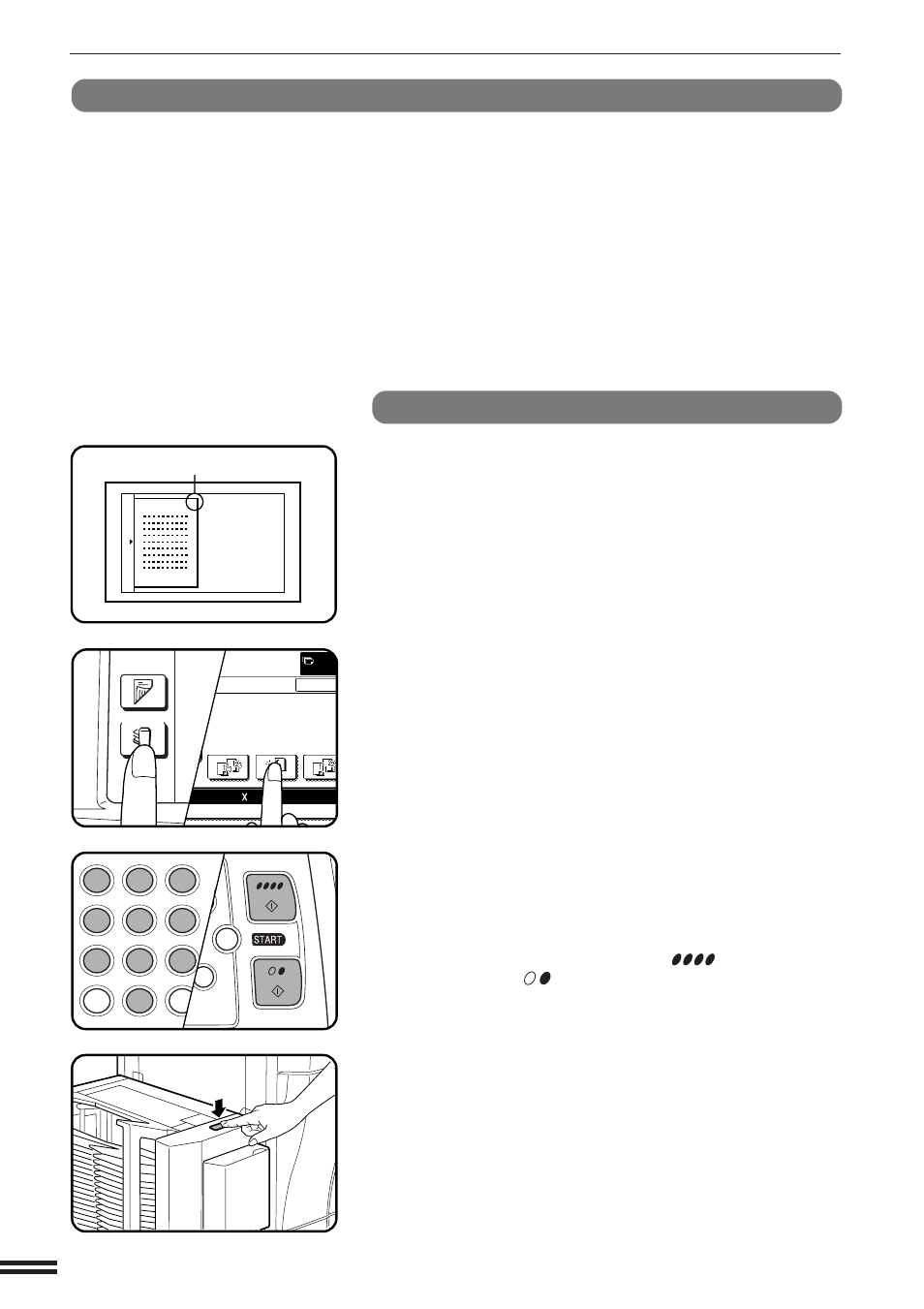 Bin staple sorter (ar-ss2) staple sort, Using the document glass | Sharp AR-C160 User Manual | Page 124 / 148
