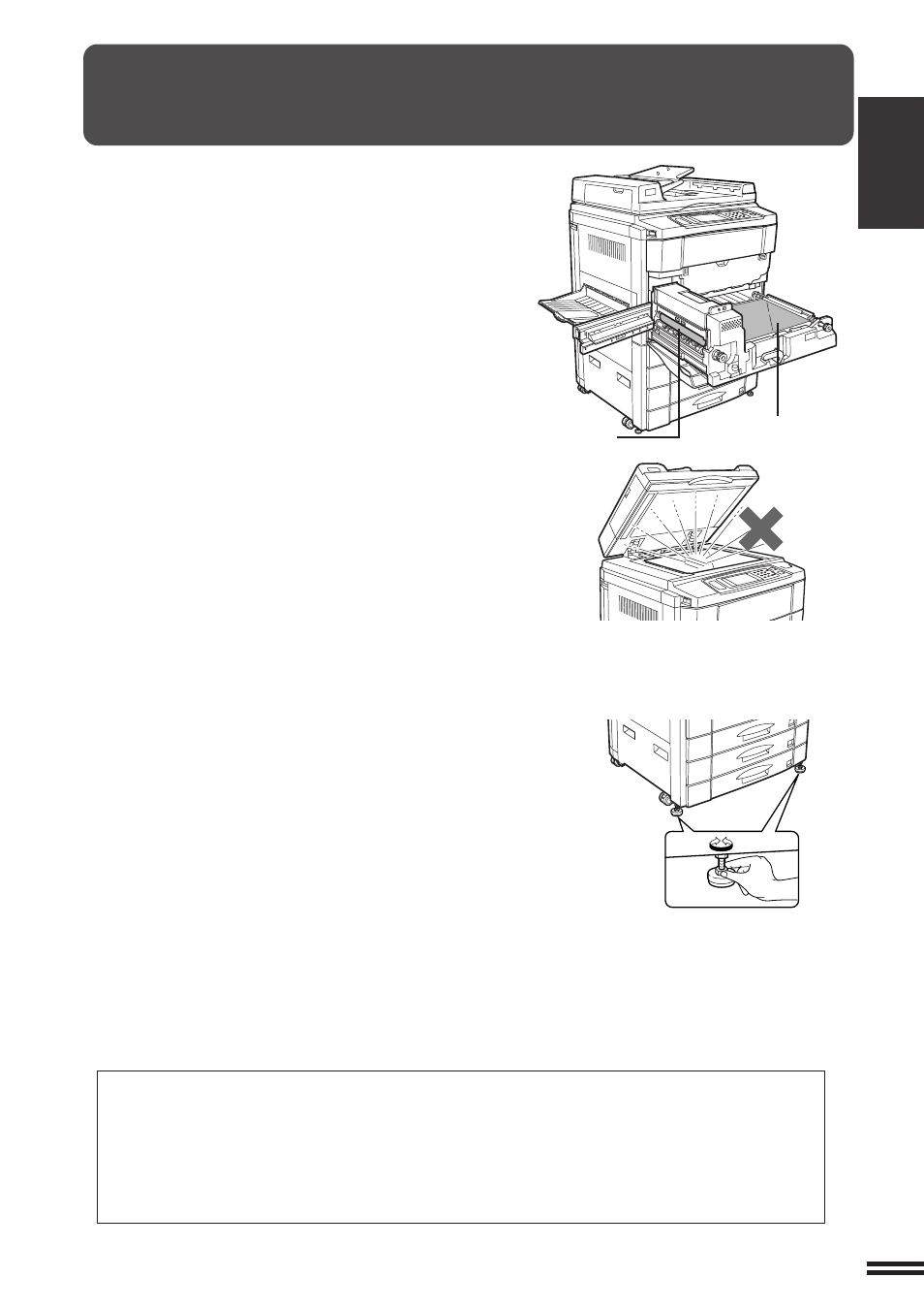 Cautions | Sharp AR-C160 User Manual | Page 15 / 148