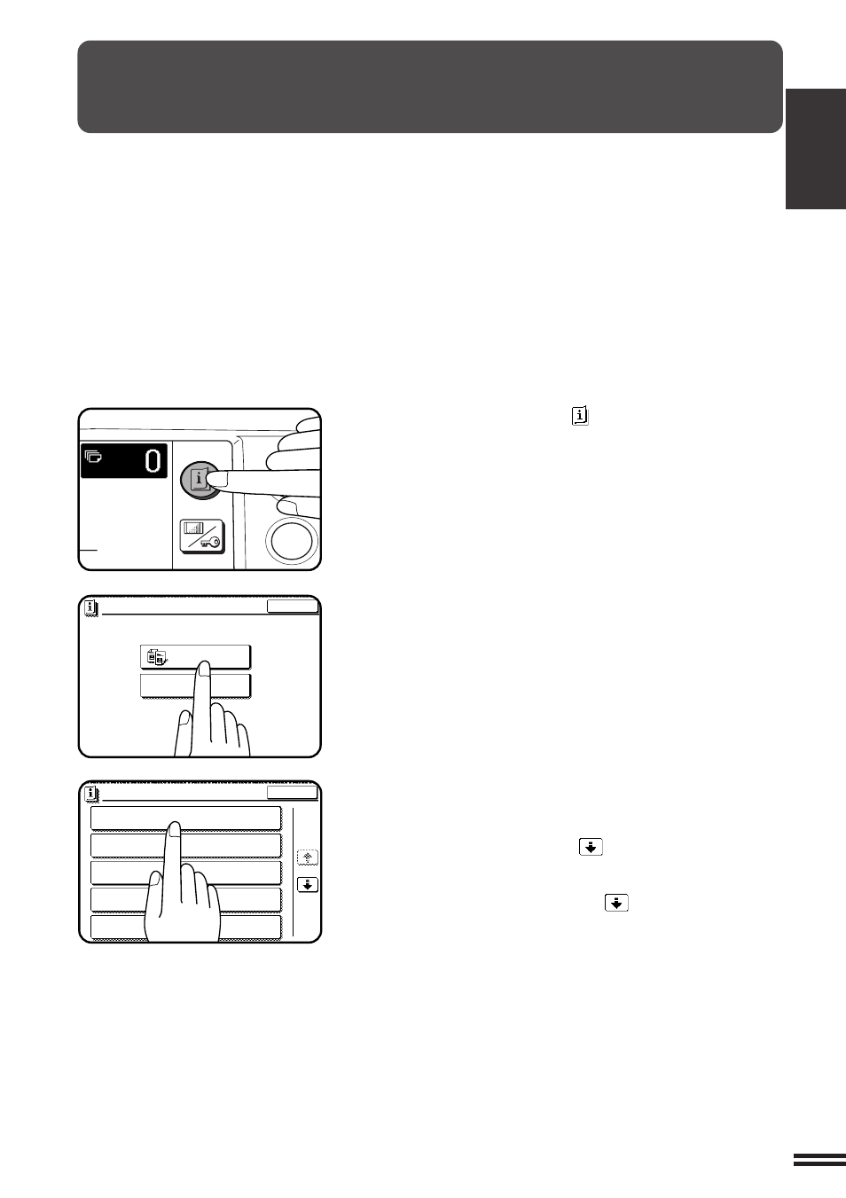 Information function | Sharp AR-C160 User Manual | Page 19 / 148