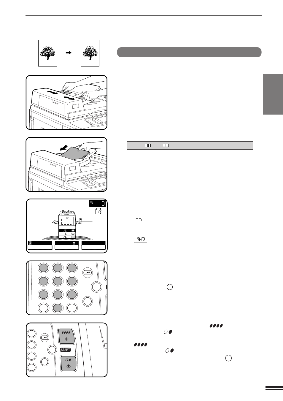 Sided copies of 1-sided originals, Using the radf | Sharp AR-C160 User Manual | Page 31 / 148