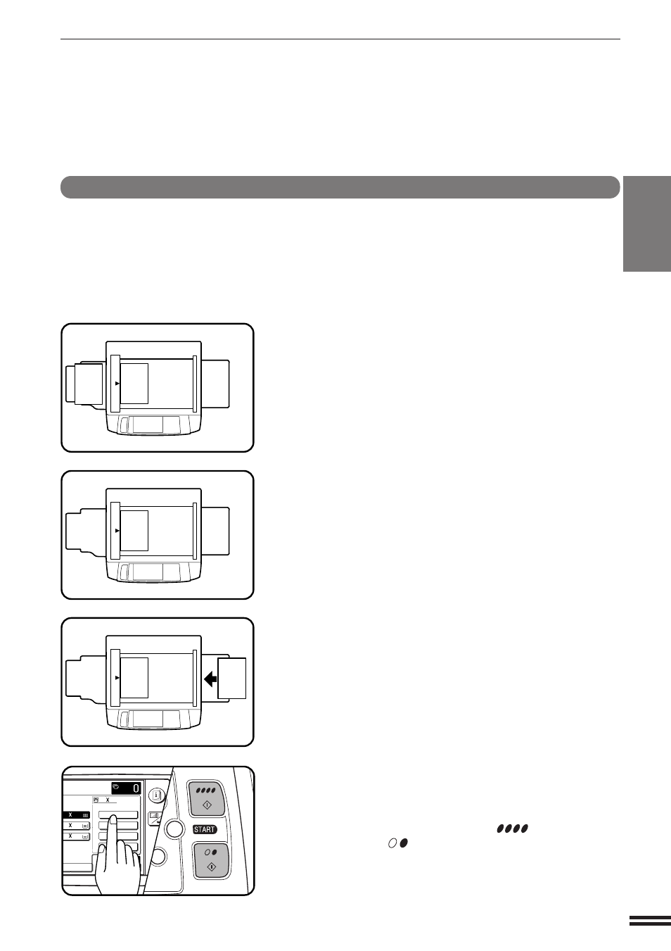 Two-sided copying with bypass tray, Special papers (manual feed) | Sharp AR-C160 User Manual | Page 39 / 148