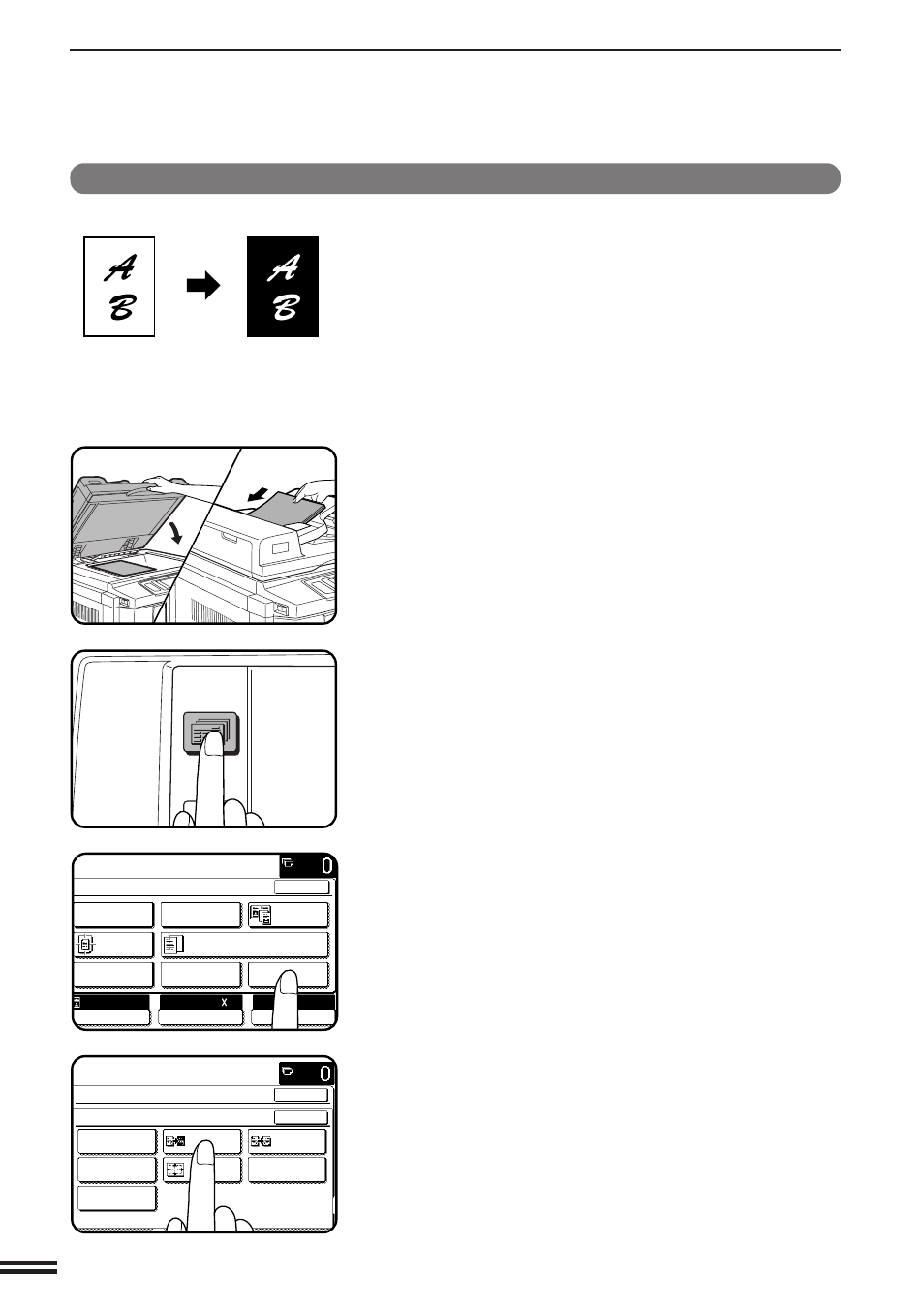 Ready to, Image editing functions, Neg./pos. reverse | Sharp AR-C160 User Manual | Page 72 / 148