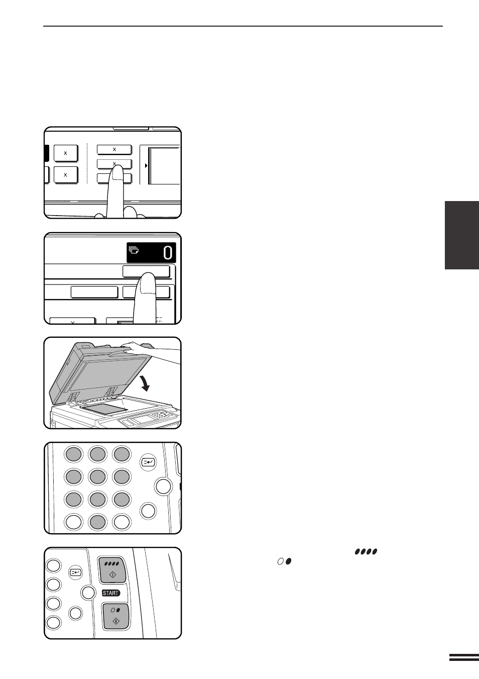 Toriginal size & orientation cancel ok ok 11 17, Image editing functions | Sharp AR-C160 User Manual | Page 81 / 148