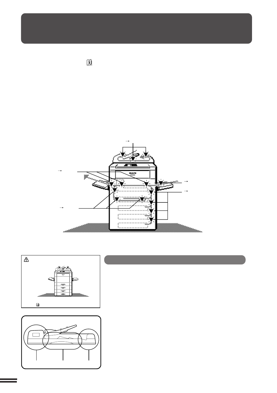 Misfeed removal, Misfeed in the optional radf | Sharp AR-C160 User Manual | Page 96 / 148