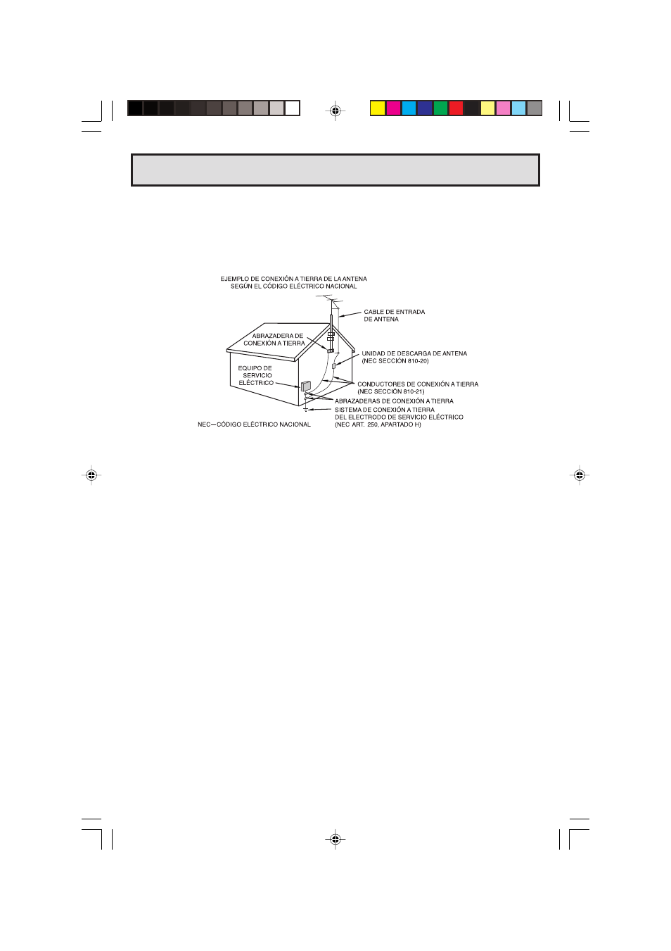 Medidas de seguridad importantes, Continuación) | Sharp 27C240 User Manual | Page 37 / 45