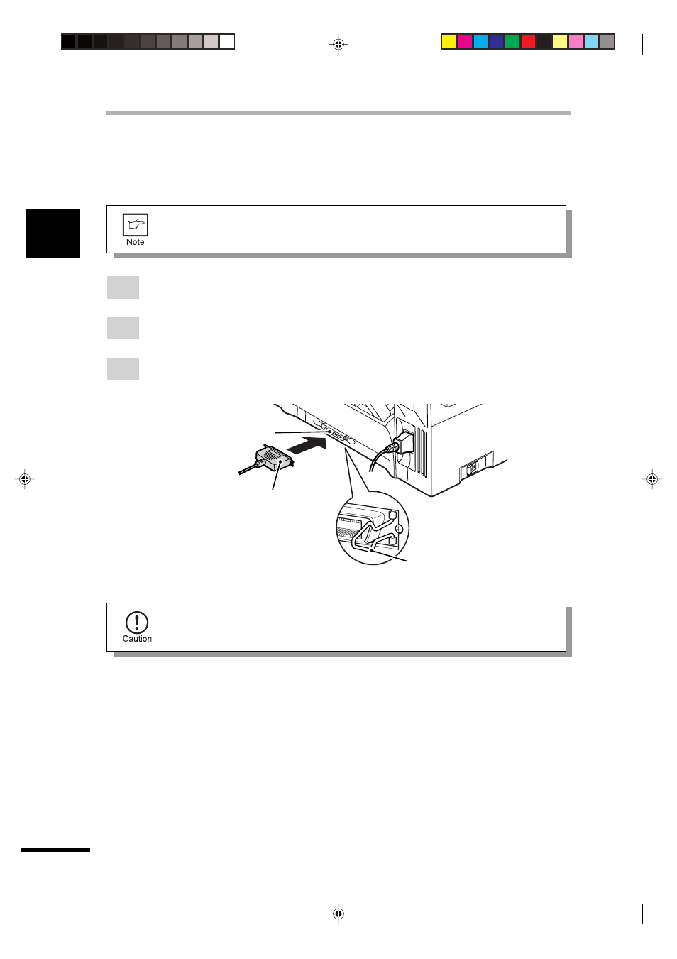 Connecting the interface cable | Sharp AL-841 User Manual | Page 6 / 32