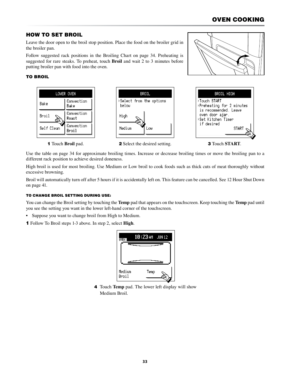 Oven cooking | Sharp KB-3425L User Manual | Page 33 / 48