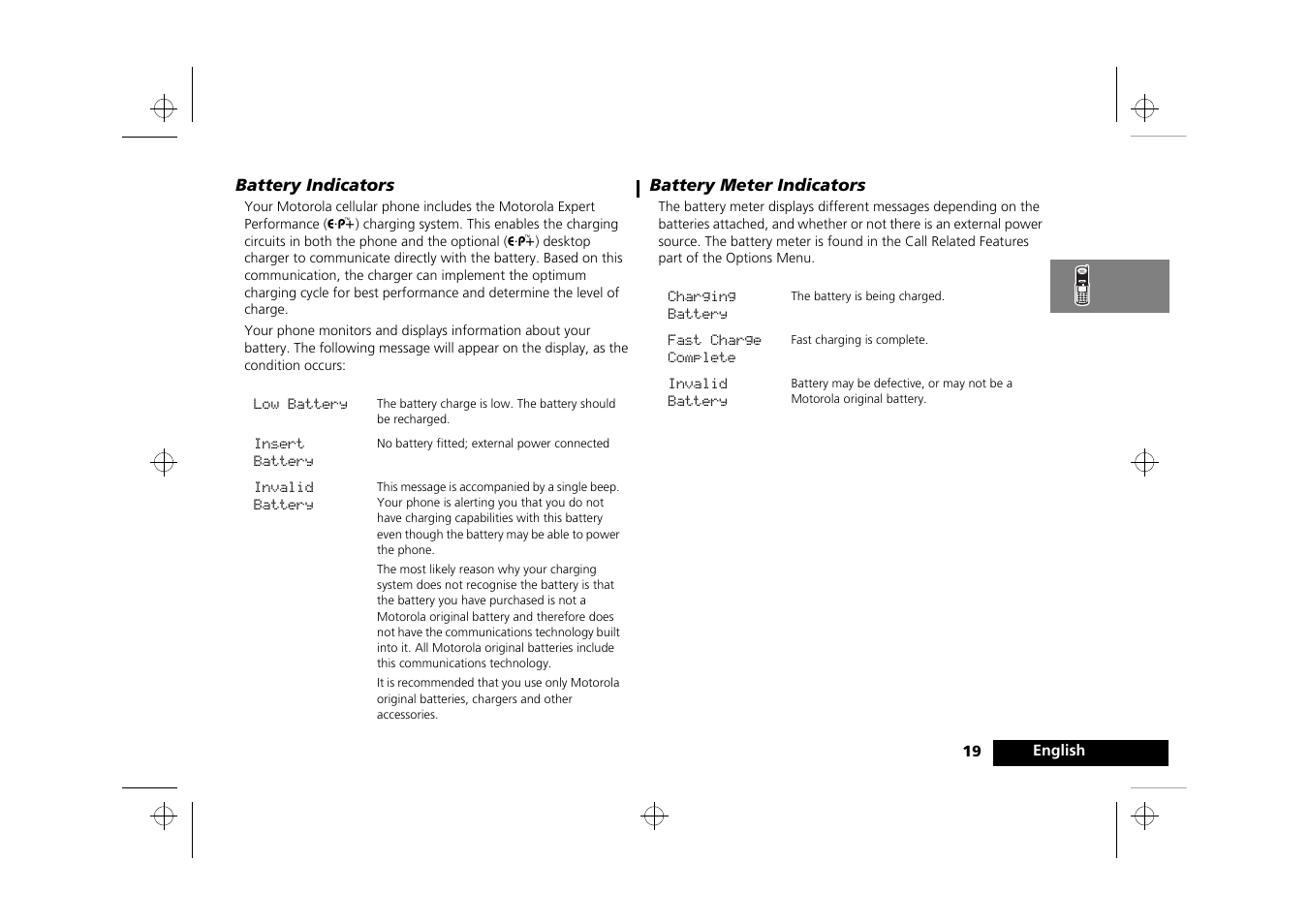 Motorola P8088 User Manual | Page 21 / 84