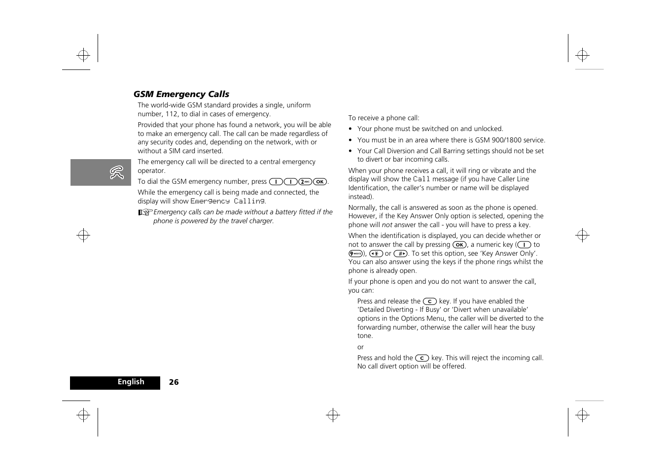 Receiving a phone call | Motorola P8088 User Manual | Page 28 / 84