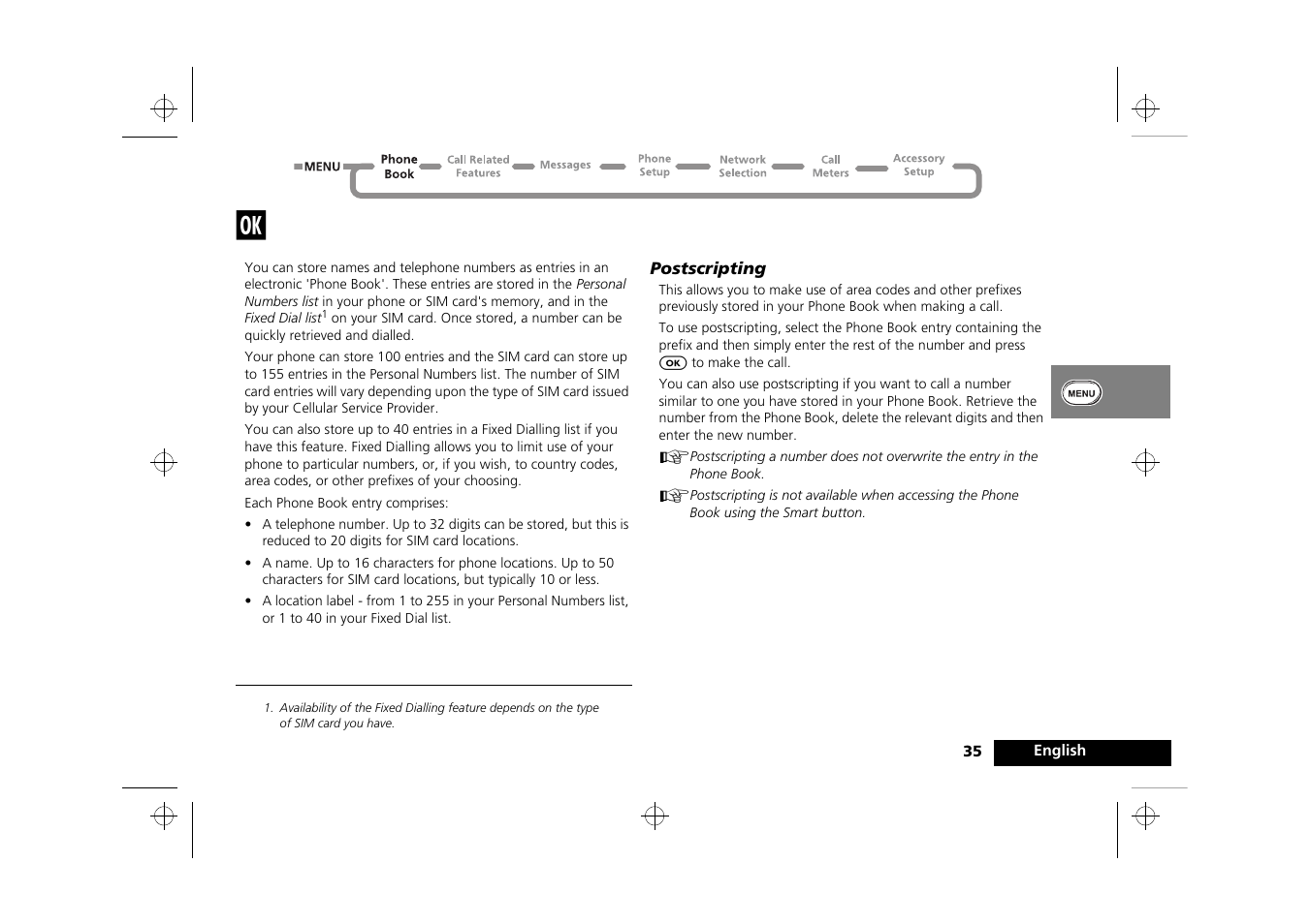 What is the phone book | Motorola P8088 User Manual | Page 37 / 84