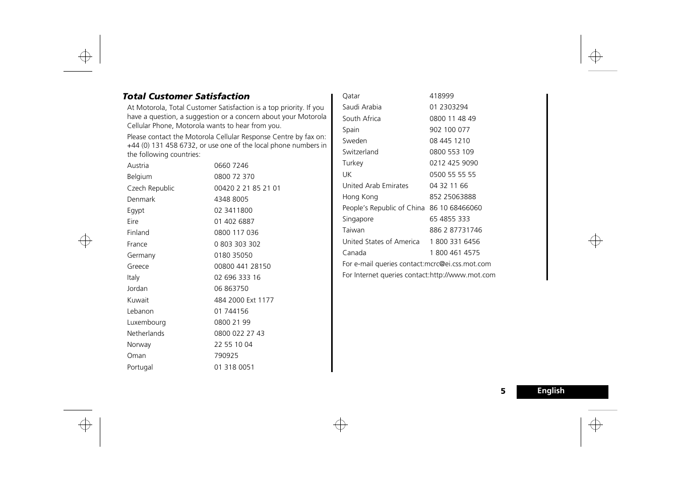 Motorola P8088 User Manual | Page 7 / 84