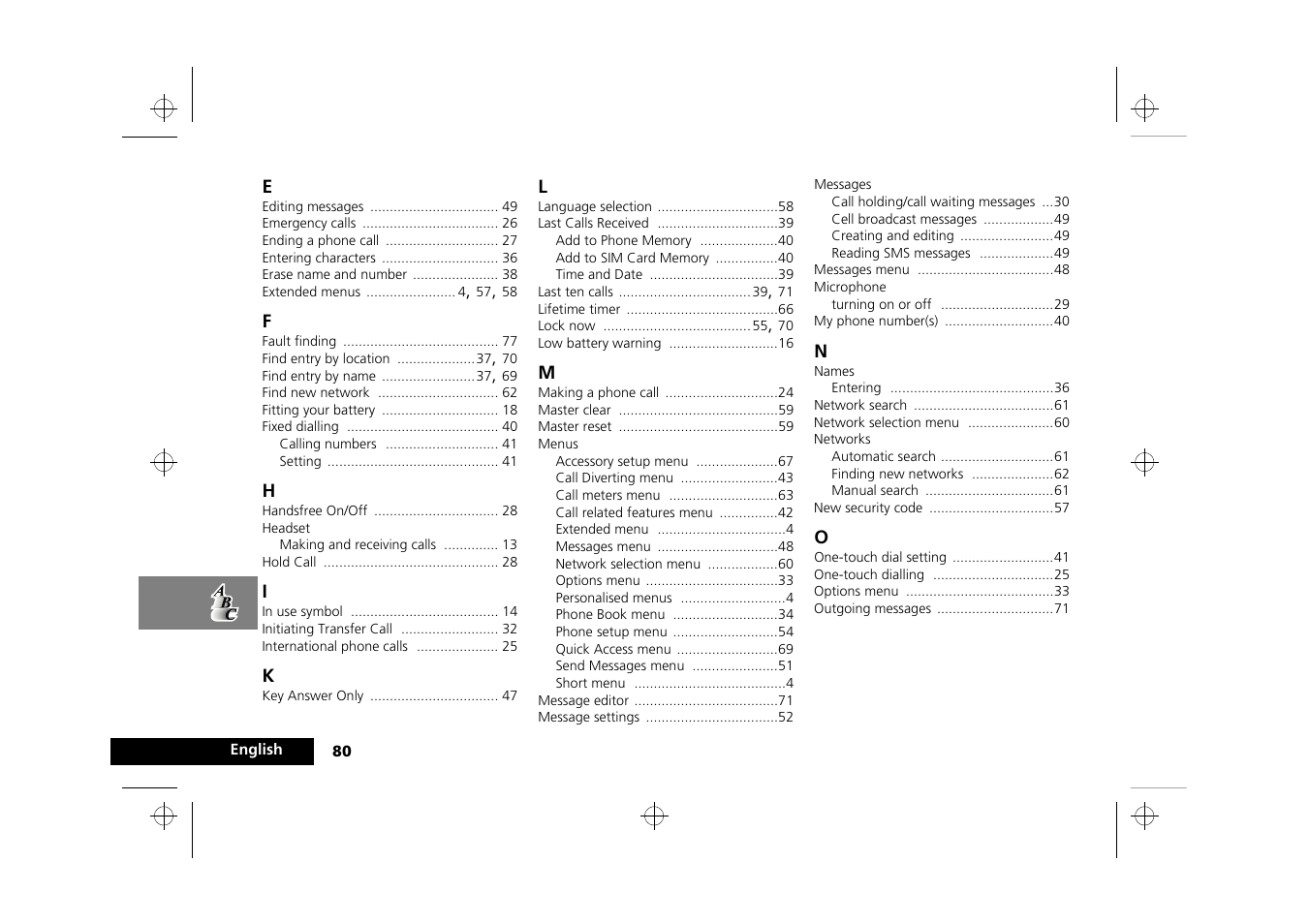Motorola P8088 User Manual | Page 82 / 84