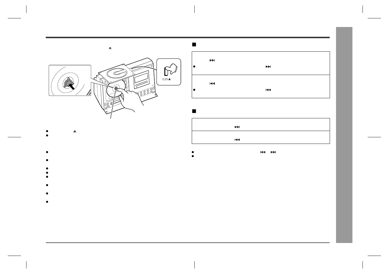 Cd p lay b a ck | Sharp SD-CX1H User Manual | Page 19 / 64