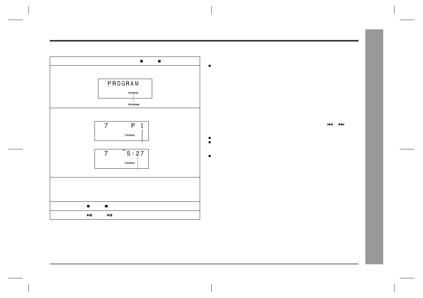 Programmed play, Ad v a nce d cd /md pla y ba c k | Sharp SD-CX1H User Manual | Page 25 / 64