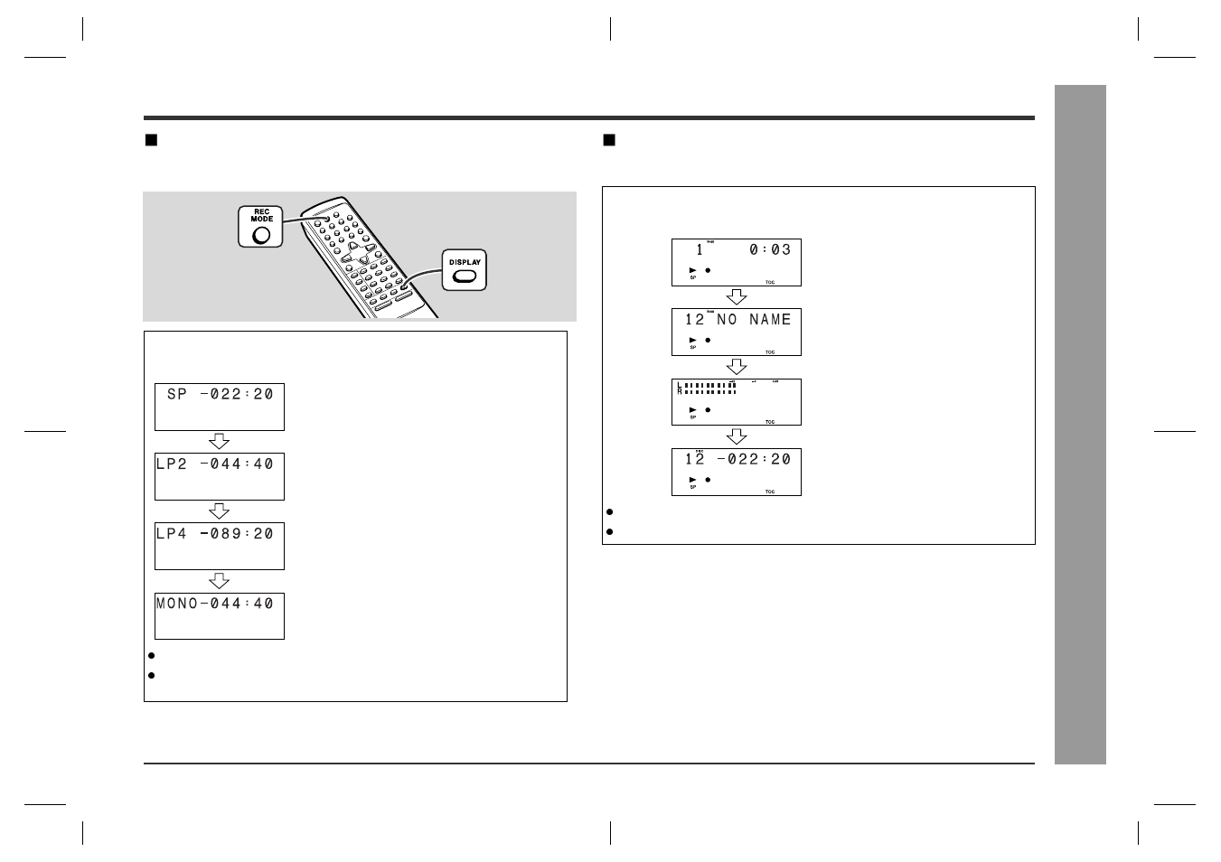 Checking displays, Md reco rd ing | Sharp SD-CX1H User Manual | Page 41 / 64