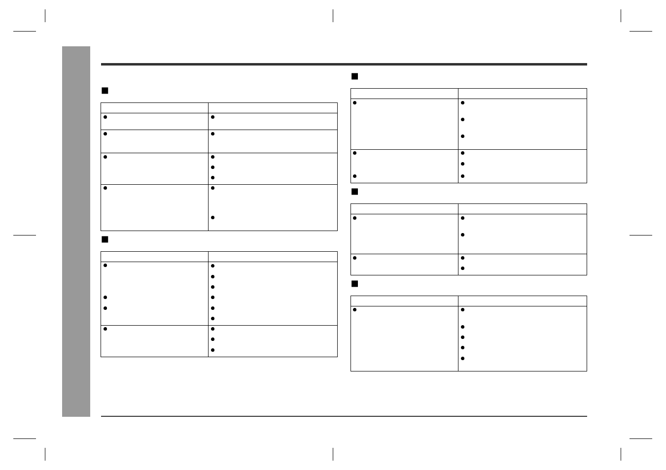 Troubleshooting chart, Refere nc es | Sharp SD-CX1H User Manual | Page 58 / 64