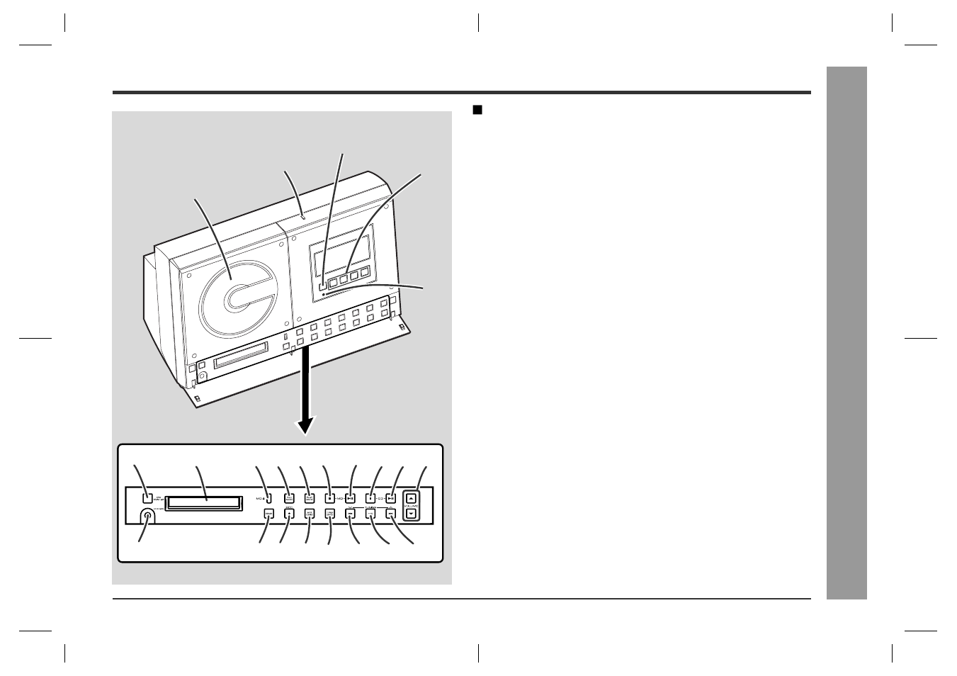 Controls and indicators, Ge ne ral inf o rma tion | Sharp SD-CX1H User Manual | Page 7 / 64